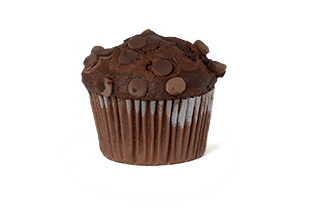 Deluxe Double Chocolate Chip Muffins